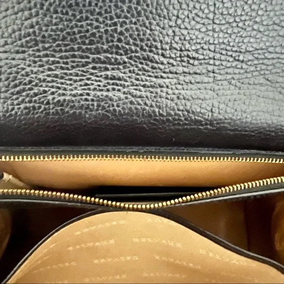 Delvaux Navy Blue Leather Brillant Handbag - Picture 10 of 11